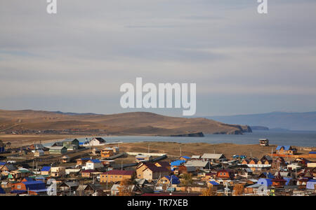 Villaggio Khuzhir. Olkhonsky distretto. Oblast di Irkutsk. La Russia Foto Stock