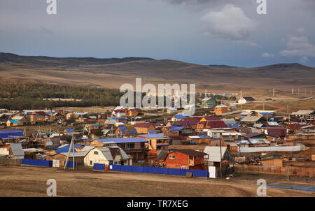 Villaggio Khuzhir. Olkhonsky distretto. Oblast di Irkutsk. La Russia Foto Stock