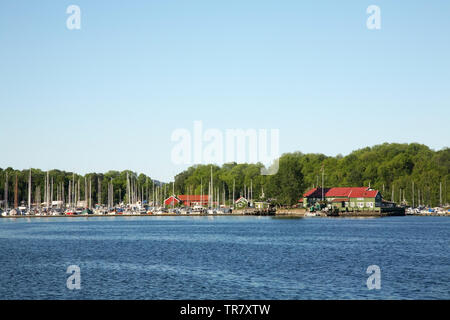 Hovedoya isola in Oslo. Norvegia Foto Stock