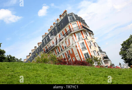 Il famigerato 'SCasa inchiostratore' nell'area di Montmartre di Parigi, Francia che è vicino al Sacre Coeur. Foto Stock