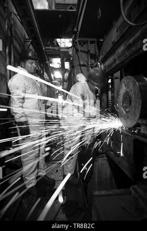 Altos Hornos, fonderia di ferro, Monclova Coahuila, Messico Foto Stock