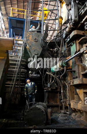 Altos Hornos, fonderia di ferro, Monclova Coahuila, Messico Foto Stock