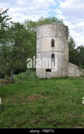 Coates Roundhouse sul Tamigi abbandonati e Severn Canal Foto Stock