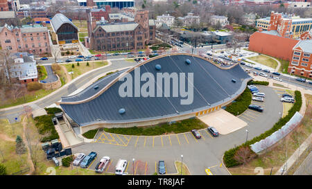 Ingalls Rink, pista da hockey, New Haven, CT, Stati Uniti d'America Foto Stock