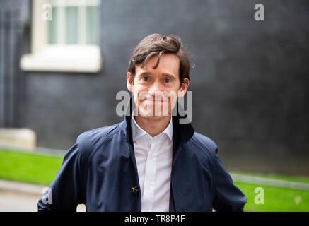 Leadership candidato, Rory Stewart, a Downing Street per una riunione. Foto Stock