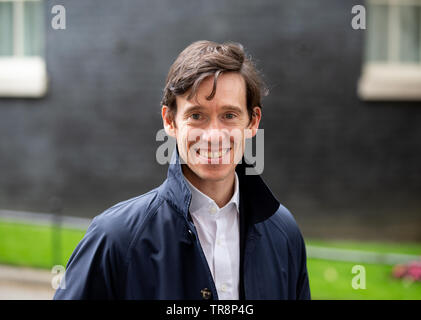 Leadership candidato, Rory Stewart, a Downing Street per una riunione. Foto Stock