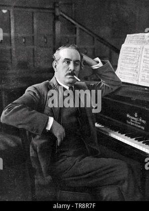 GIACOMO PUCCINI (1858-1924) Italiano compositore operistico Foto Stock