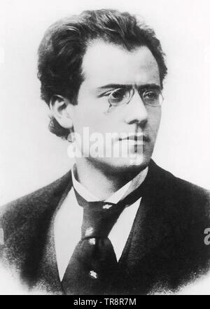 GUSTAV MAHLER (1860-1911) Austro-Bohemian compositore romantico e conduttore circa 1905 Foto Stock