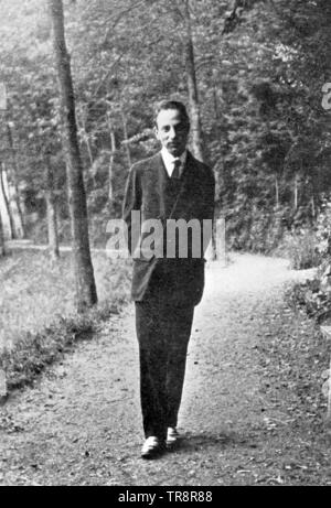 RAINER Maria Rilke (1875-1926) Austrian-Bohemian poeta e romanziere circa 1900 Foto Stock