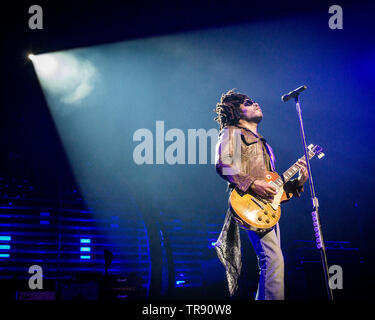 Lenny Kravitz performing live a Oslo Spektrum il 28 maggio 2019 sul sollevamento tour di vibrazione Foto Stock