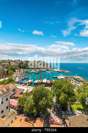 Provincia di Antalya, Turchia - Medio Oriente, Anatolia, Porto di Antalya, Asia, Old Town Foto Stock