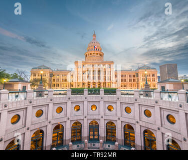 Austin, Texas, Stati Uniti d'America al Campidoglio dello Stato del Texas. Foto Stock