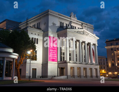 Teatro dell'opera di Riga Foto Stock