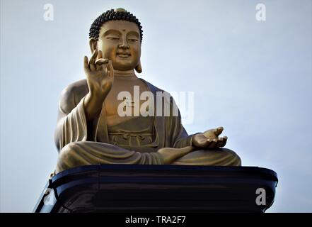 Il Grande Buddha di Fo Guang Shan Buddha Memorial a Kaohsiung, Taiwan Foto Stock