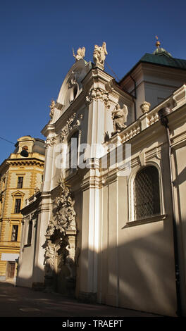 Minoritica Chiesa di Santi Giovanni e a Loreto a Brno. Repubblica ceca Foto Stock