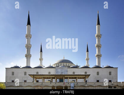 La Moschea di Kocatepe ad Ankara. Turchia Foto Stock