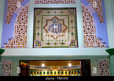 Masjid Raya Al Azhom Greta moschea, Tangerang, Banten, Indonesia Foto Stock