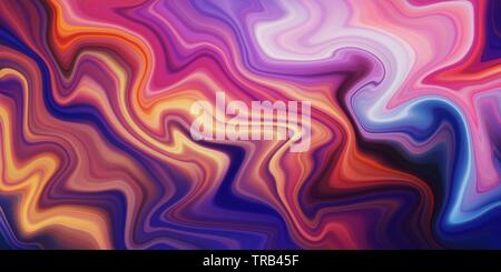 Abstract design verniciatura. Gradiente di onda forme liquide. Flusso colorato sfondo per il tuo design, banner, flyer, poster, sfondo Foto Stock