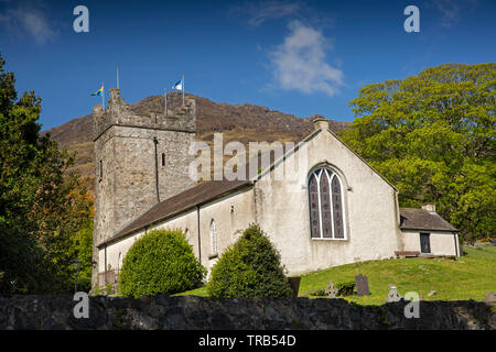 Irlanda, Co Louth, Carlingford, Church Road, il centro del patrimonio nella vecchia chiesa della Santa Trinità Foto Stock