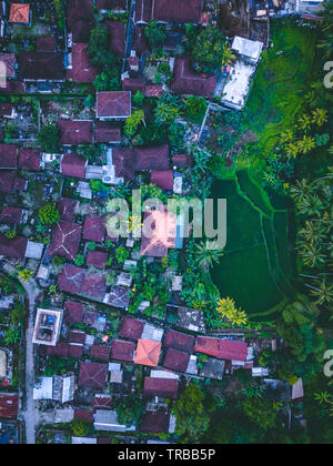 Vista aerea di Ubud, Bali, Indonesia Foto Stock