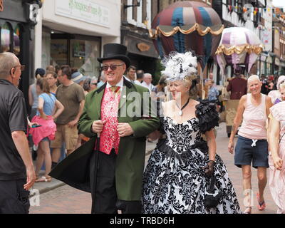 Rochester, Kent, Regno Unito. 2 Giugno, 2019. Foto dal 2019 Dickens Summer Festival di Rochester, Kent. Credito: James Bell/Alamy Live News Foto Stock