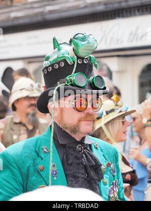 Rochester, Kent, Regno Unito. 2 Giugno, 2019. Foto dal 2019 Dickens Summer Festival di Rochester, Kent. Credito: James Bell/Alamy Live News Foto Stock