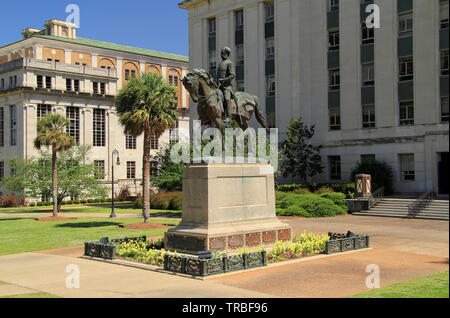 Il Wade Hampton monumento memorializes uno di Carolina del Sud la più prominente a governatori e capi militari della Guerra Civile Americana Foto Stock