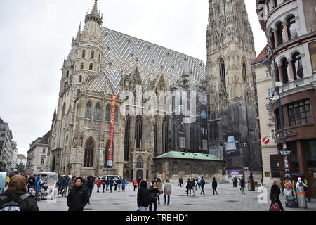 St Stephens la Chiesa . Vienna. Austria. 2019 Foto Stock