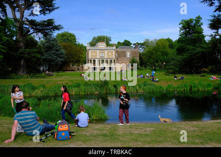 Pitzhanger Manor Museum, Walpole Park, Ealing, W5, London, Regno Unito Foto Stock