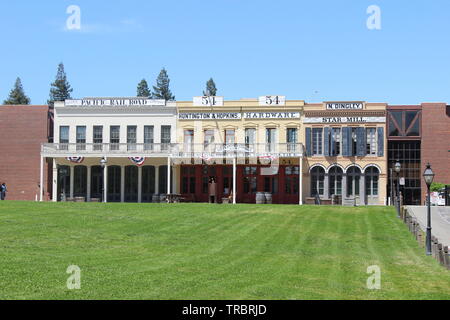 Quattro grandi House, Old Sacramento, California Foto Stock