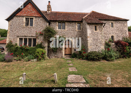 La vecchia canonica, West Dean, East Sussex, Regno Unito Foto Stock