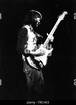 Eric Clapton, Leiden 1977, Groenoordhallen leiden, Paesi Bassi - 1977, (foto Gijsbert Hanekroot) Foto Stock