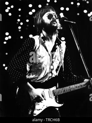 Eric Clapton, Leiden 1977, Groenoordhallen Leiden, Paesi Bassi - 1977, (foto Gijsbert Hanekroot) Foto Stock