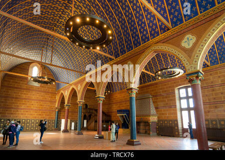 La Camera di Stato, Salle des Etats, fortezza medievale del castello di Blois, Blois, Loir-et-Cher reparto, Center-Val de la Loire, in Francia, in Europa Foto Stock