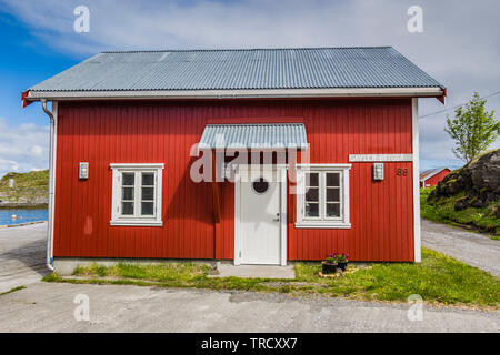 Alloggiamento sull isola di Vega, Norvegia Foto Stock