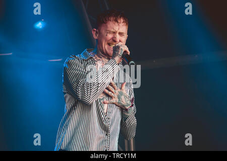 Frank Carter e i rattlesnakes al suono di Primavera 2019 Foto Stock