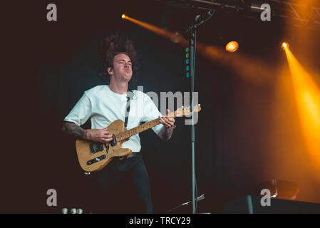 Frank Carter e i rattlesnakes al suono di Primavera 2019 Foto Stock