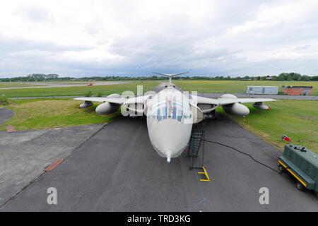 Handley Page Victor Bombardiere XL231 a Yorkshire Air Museum in Elvington. Foto Stock