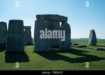 Stonehenge, Wiltshire, Regno Unito Foto Stock