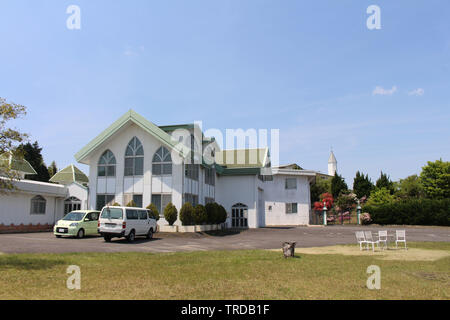 La chiesa del monastero trappista di Nostra Signora dell Annunciazione in Giappone. Preso in Oita, aprile 2018. Foto Stock