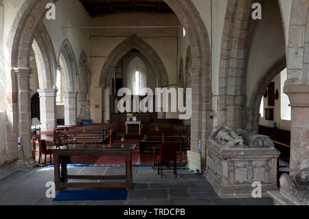 Chiesa della Santa Trinità, Ratcliffe-su-Soar, Nottinghamshire, England, Regno Unito Foto Stock