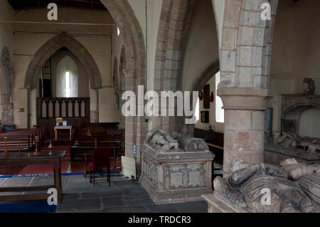 Chiesa della Santa Trinità, Ratcliffe-su-Soar, Nottinghamshire, England, Regno Unito Foto Stock