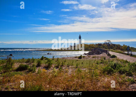 Faro lungo Erik, Svezia, Oeland Foto Stock