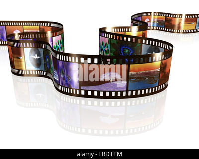 striscia di pellicola 35mm Foto stock - Alamy