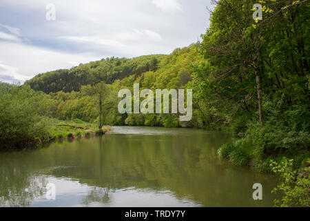 Valle del Danubio, GERMANIA Baden-Wuerttemberg, Beuron Foto Stock
