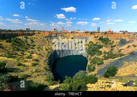 Museo delle miniere grande buco, Kimberley, Sud Africa Foto Stock