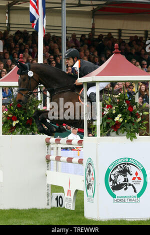 Christopher Burton - Graf Liberty - Show Jumping Badminton Horse Trials 2019 Foto Stock