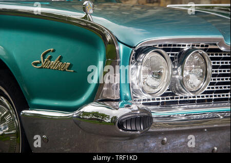 1960 Ford Starliner Americano classico coupé di lusso auto Foto Stock