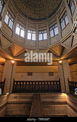 Il Cairo, Egitto - 01 Marzo 2010: Interno della struttura Nilometer vicino al Fiume Nilo al Cairo, Egitto. Foto Stock