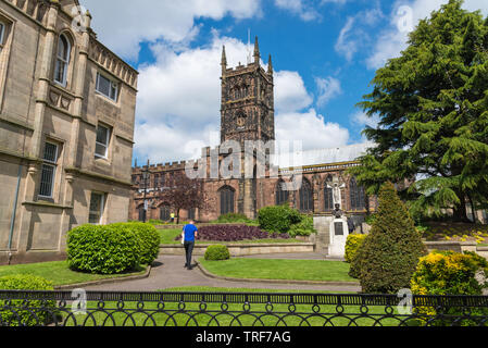 San Pietro Chiesa Collegiata, Wolverhampton, Regno Unito Foto Stock